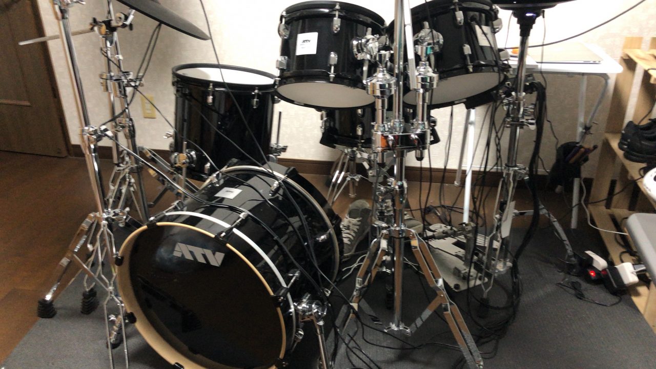 電子ドラム「ATV aDrums artist EXPANDED SET」が届いたので組み立てて 